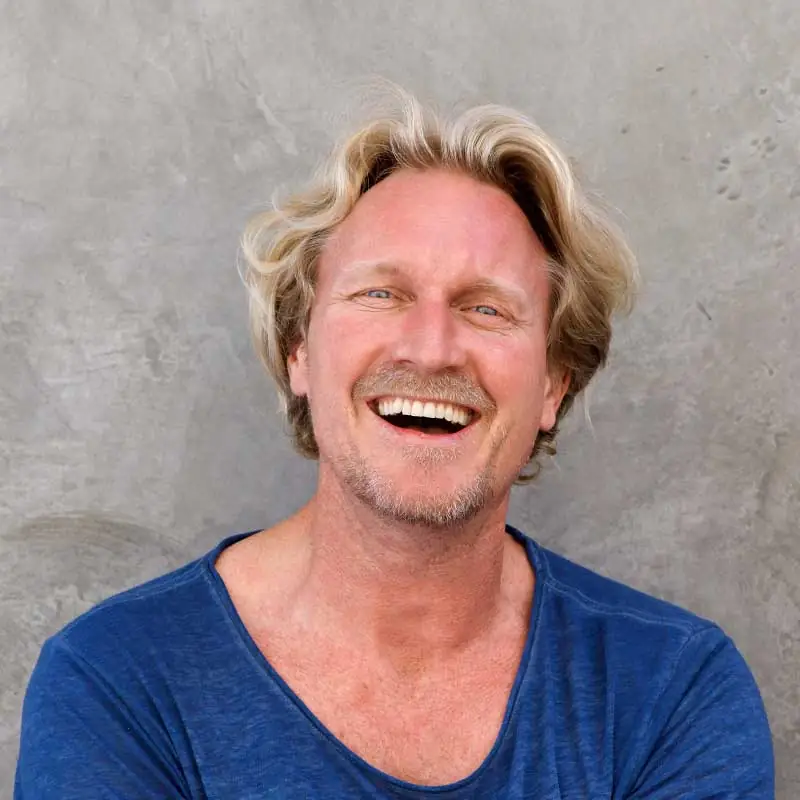 White Man Smiling